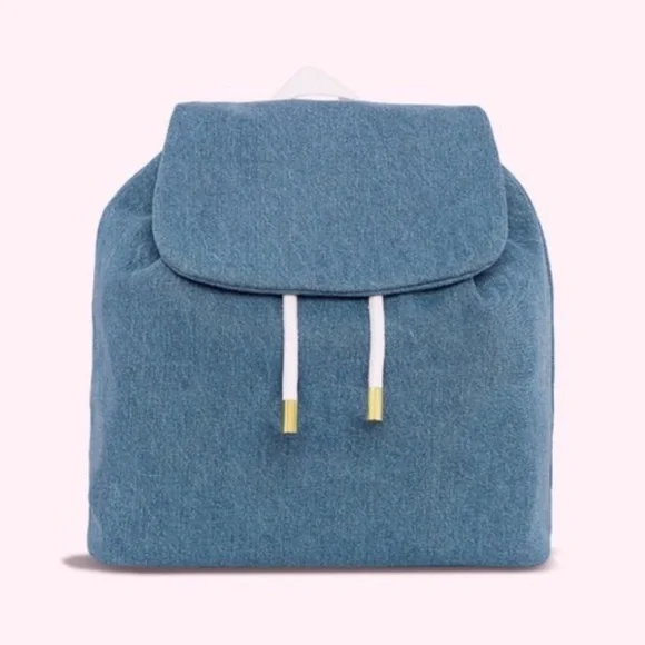 Stoney Clover Lane | Bags | Scl Nwt Denim Flap Backpack 